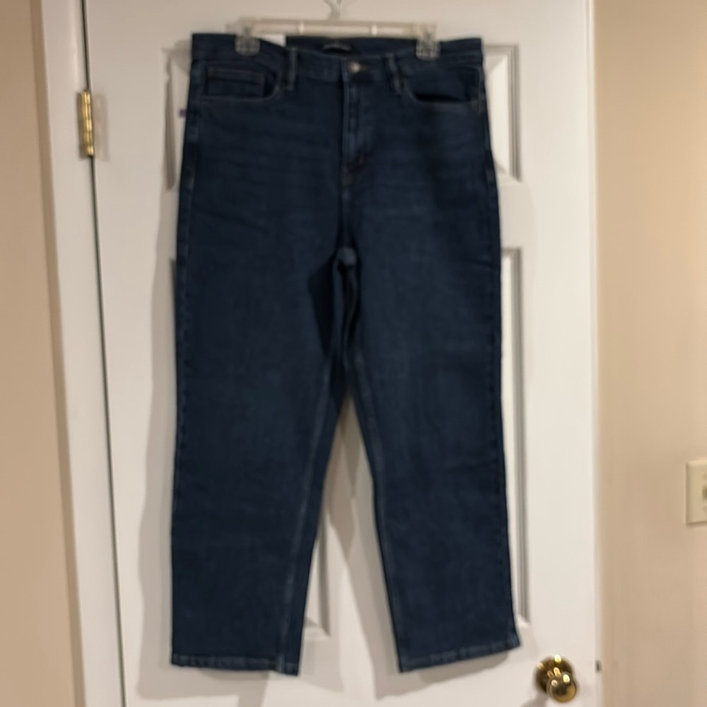 NWT Calvin Klein Women’s Dark Wash Jeans size 14 - Picture 4 of 5